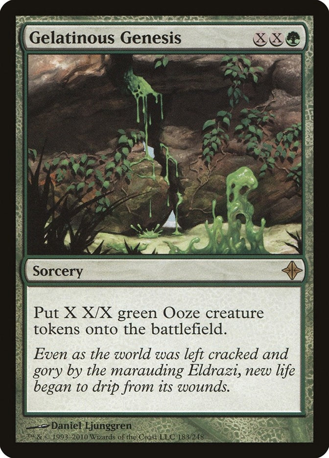 Image for Gelatinous Genesis (183) (Rise of the Eldrazi) - Magic: The Gathering