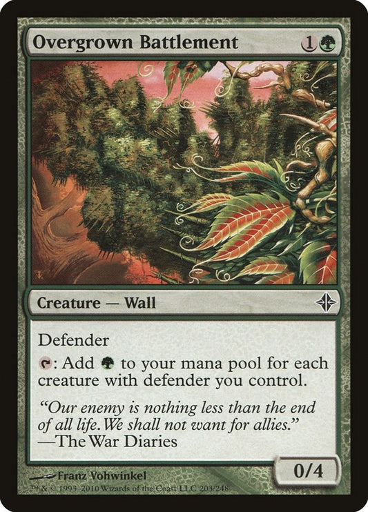 Image for Overgrown Battlement (203) (Rise of the Eldrazi) - Magic: The Gathering