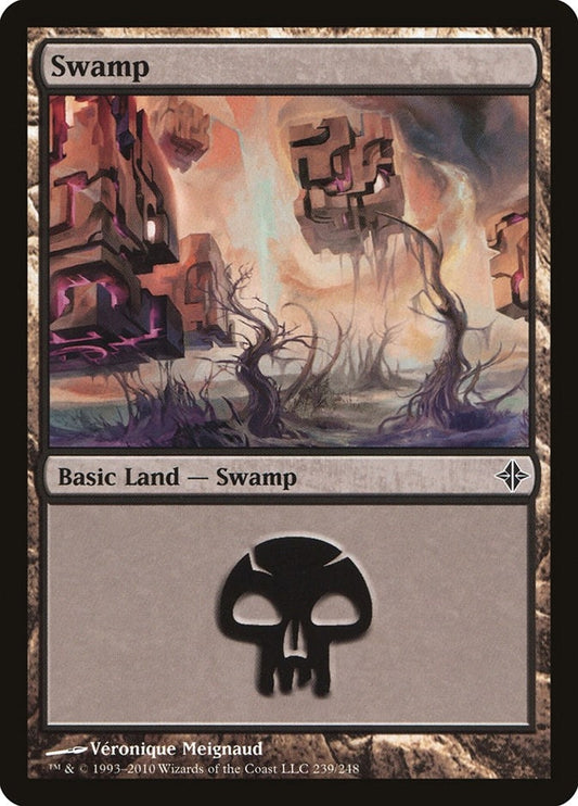 Image for Swamp (239) (239) (Rise of the Eldrazi) - Magic: The Gathering