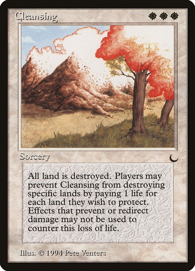 Image for Cleansing (The Dark) - Magic: The Gathering