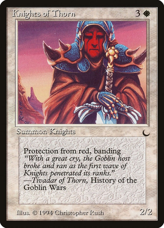 Image for Knights of Thorn (The Dark) - Magic: The Gathering