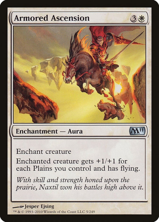 Image for Armored Ascension (5) (Magic 2011 (M11)) - Magic: The Gathering
