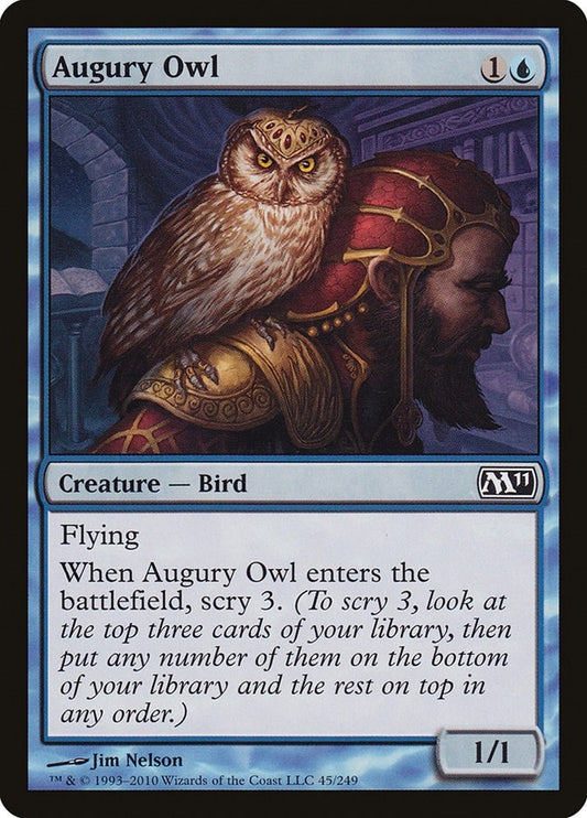 Image for Augury Owl (45) (Magic 2011 (M11)) - Magic: The Gathering