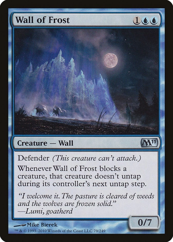 Image for Wall of Frost (79) (Magic 2011 (M11)) - Magic: The Gathering
