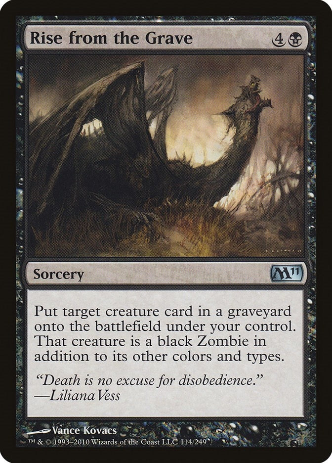Image for Rise from the Grave (114) (Magic 2011 (M11)) - Magic: The Gathering