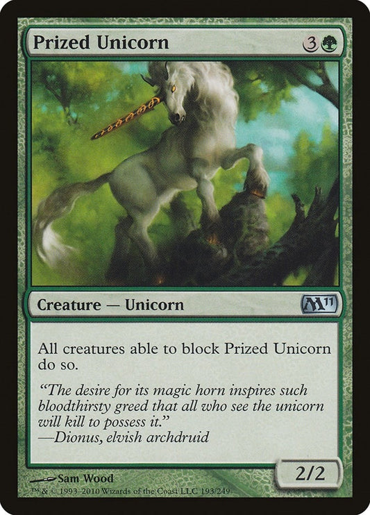Image for Prized Unicorn (193) (Magic 2011 (M11)) - Magic: The Gathering