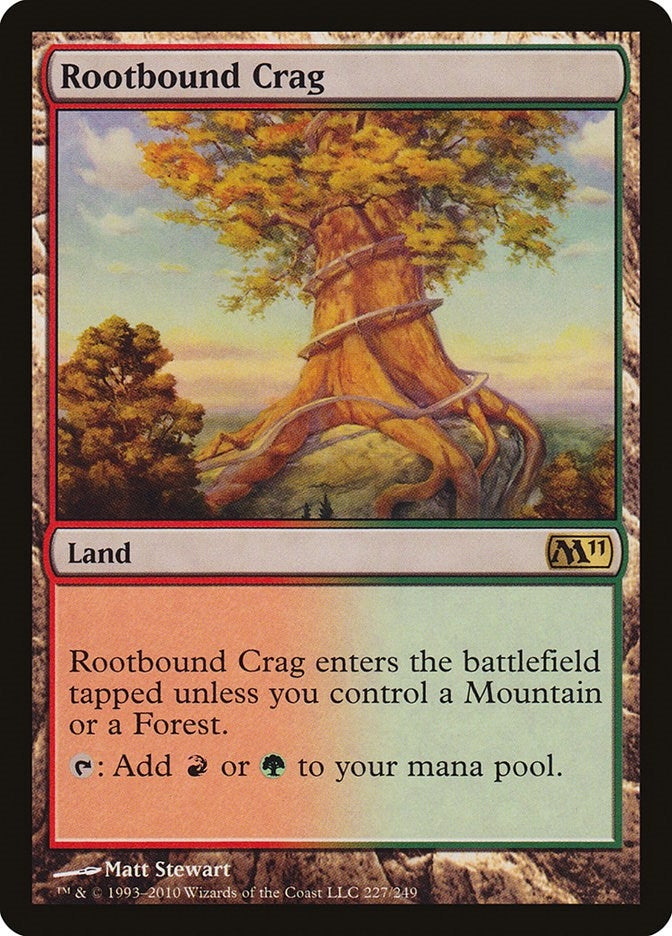 Image for Rootbound Crag (227) (Magic 2011 (M11)) - Magic: The Gathering