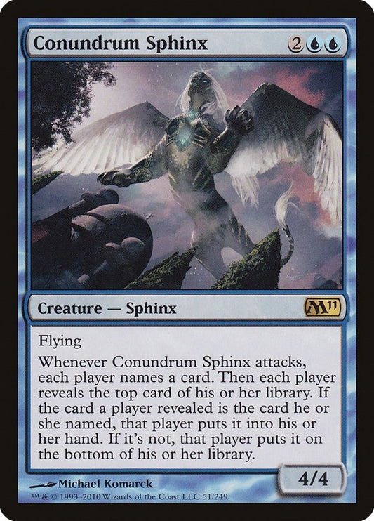Image for Conundrum Sphinx (51) (Magic 2011 (M11)) - Magic: The Gathering