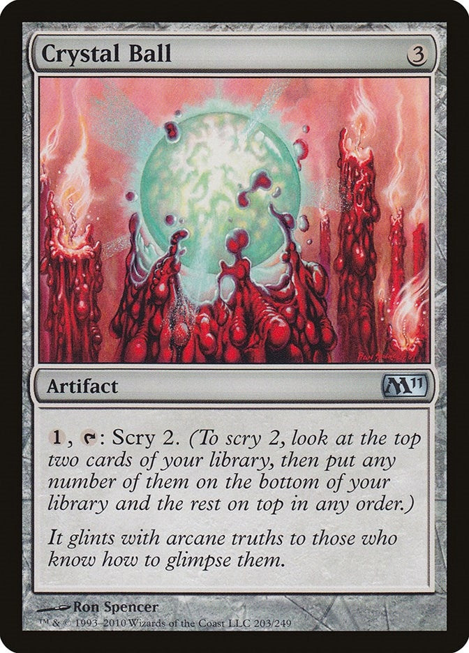 Image for Crystal Ball (203) (Magic 2011 (M11)) - Magic: The Gathering