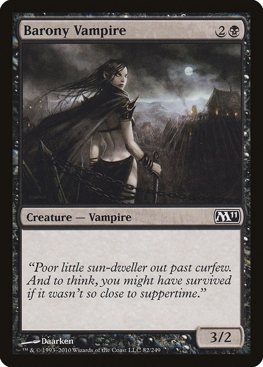 Image for Barony Vampire (82) (Magic 2011 (M11)) - Magic: The Gathering