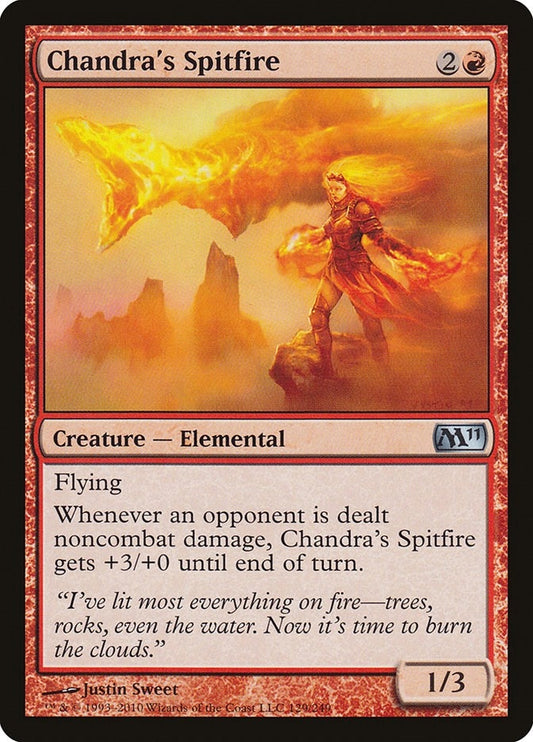 Image for Chandra's Spitfire (129) (Magic 2011 (M11)) - Magic: The Gathering