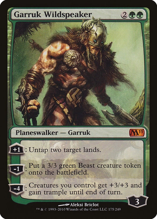 Image for Garruk Wildspeaker (175) (Magic 2011 (M11)) - Magic: The Gathering