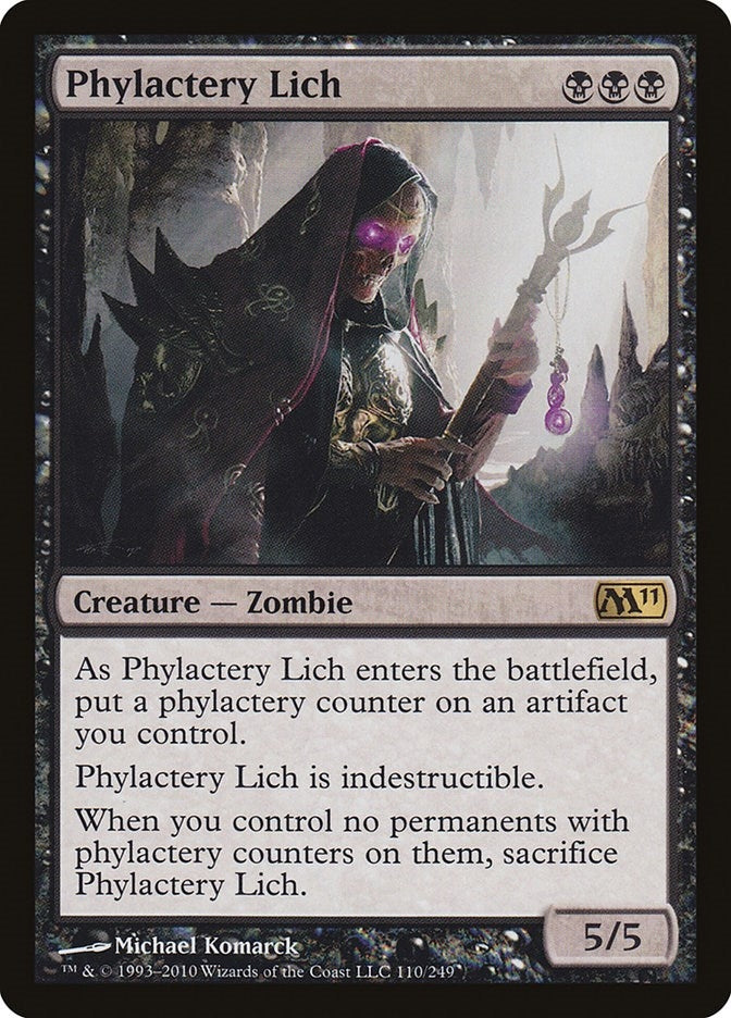 Image for Phylactery Lich (110) (Magic 2011 (M11)) - Magic: The Gathering
