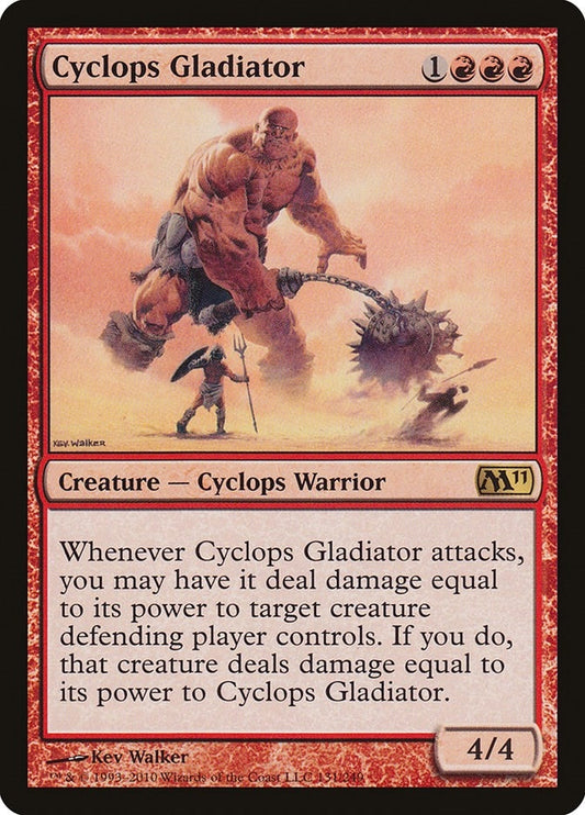 Image for Cyclops Gladiator (131) (Magic 2011 (M11)) - Magic: The Gathering