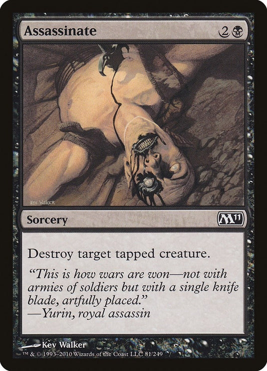 Image for Assassinate (81) (Magic 2011 (M11)) - Magic: The Gathering