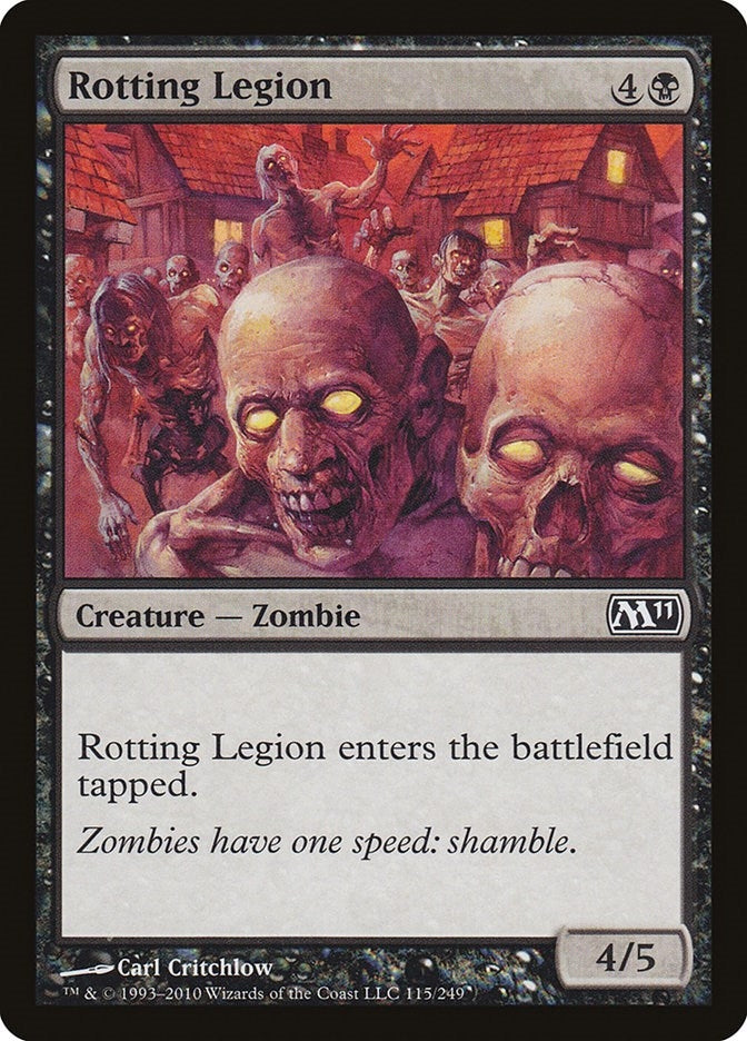 Image for Rotting Legion (115) (Magic 2011 (M11)) - Magic: The Gathering