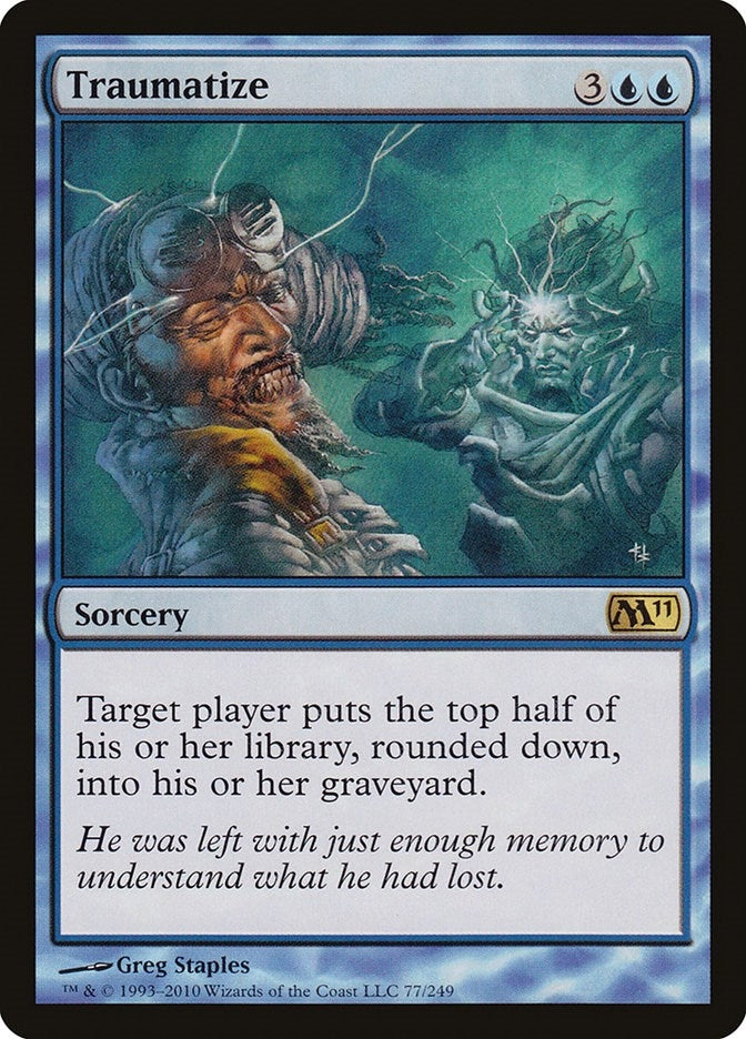 Image for Traumatize (77) (Magic 2011 (M11)) - Magic: The Gathering