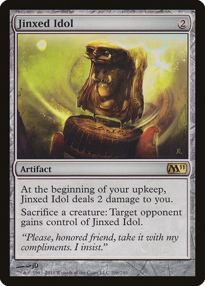 Image for Jinxed Idol (208) (Magic 2011 (M11)) - Magic: The Gathering
