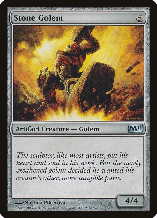 Image for Stone Golem (215) (Magic 2011 (M11)) - Magic: The Gathering