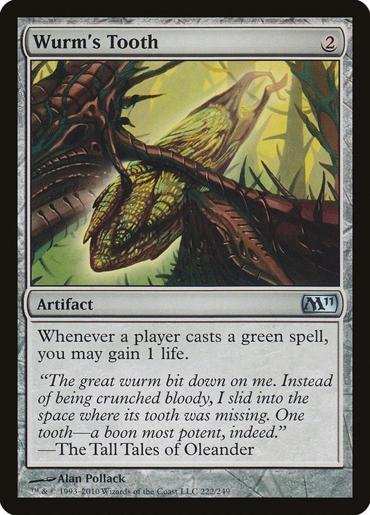Image for Wurm's Tooth (222) (Magic 2011 (M11)) - Magic: The Gathering