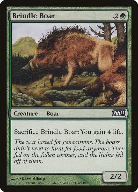 Image for Brindle Boar (166) (Magic 2011 (M11)) - Magic: The Gathering