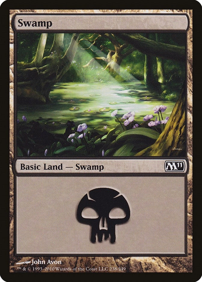 Image for Swamp (238) (238) (Magic 2011 (M11)) - Magic: The Gathering