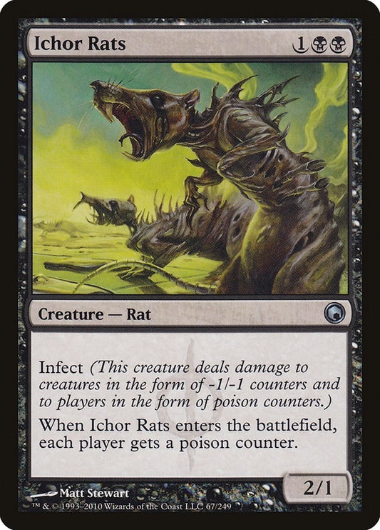 Image for Ichor Rats (67) (Scars of Mirrodin) - Magic: The Gathering