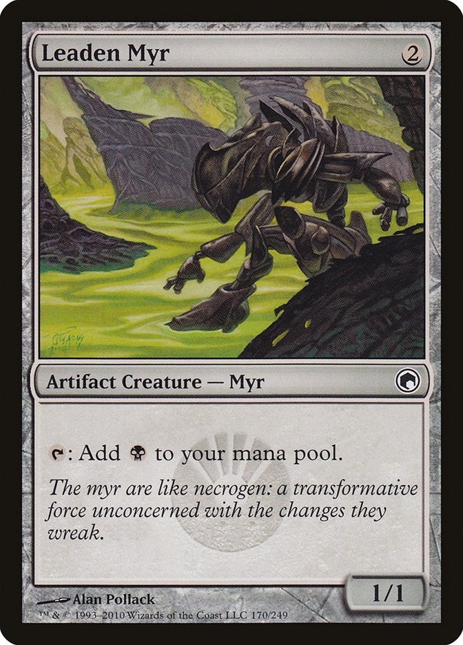 Image for Leaden Myr (170) (Scars of Mirrodin) - Magic: The Gathering