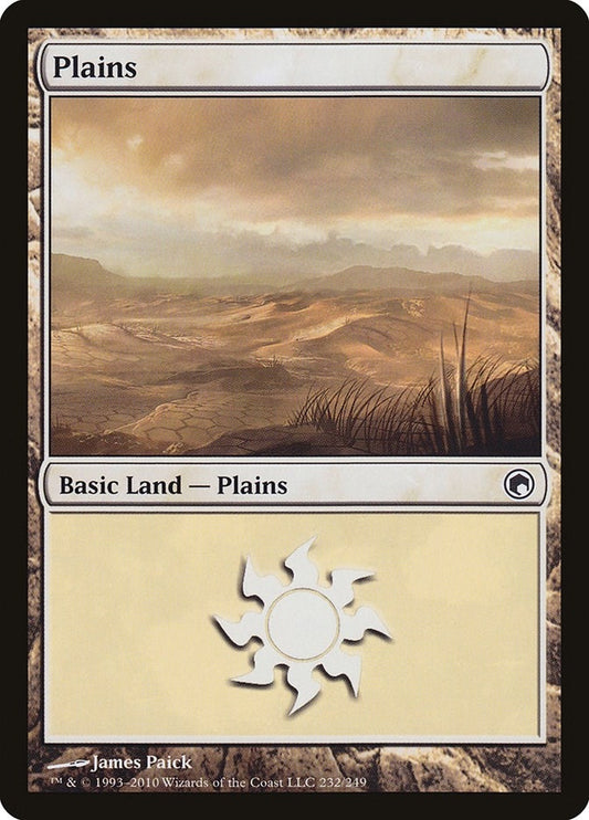 Image for Plains (232) (232) (Scars of Mirrodin) - Magic: The Gathering