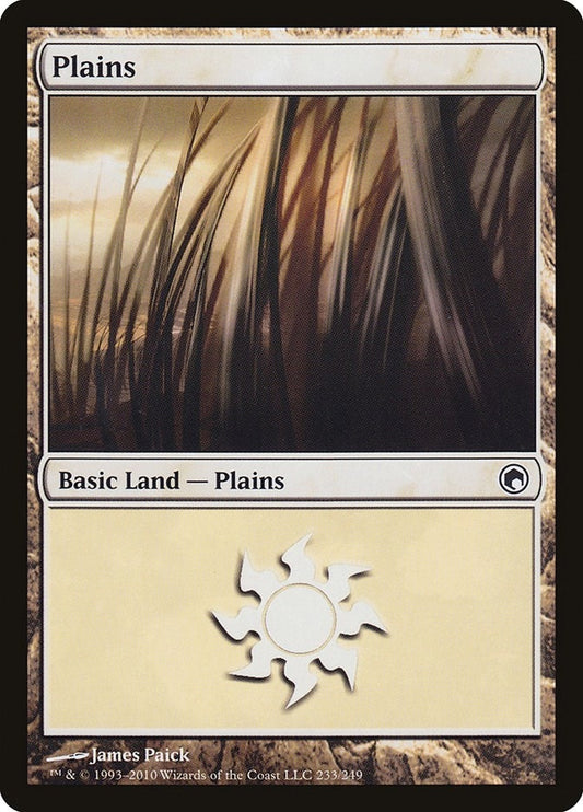 Image for Plains (233) (233) (Scars of Mirrodin) - Magic: The Gathering