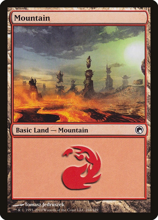 Image for Mountain (244) (244) (Scars of Mirrodin) - Magic: The Gathering