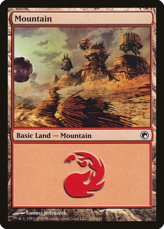 Image for Mountain (245) (245) (Scars of Mirrodin) - Magic: The Gathering
