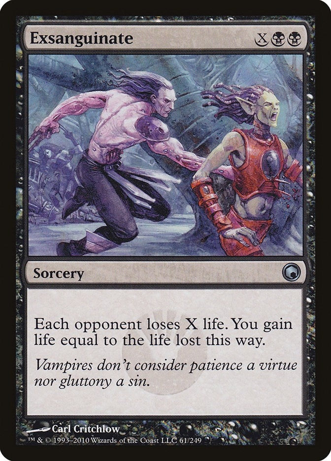 Image for Exsanguinate (61) (Scars of Mirrodin) - Magic: The Gathering