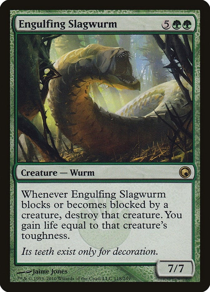 Image for Engulfing Slagwurm (118) (Scars of Mirrodin) - Magic: The Gathering