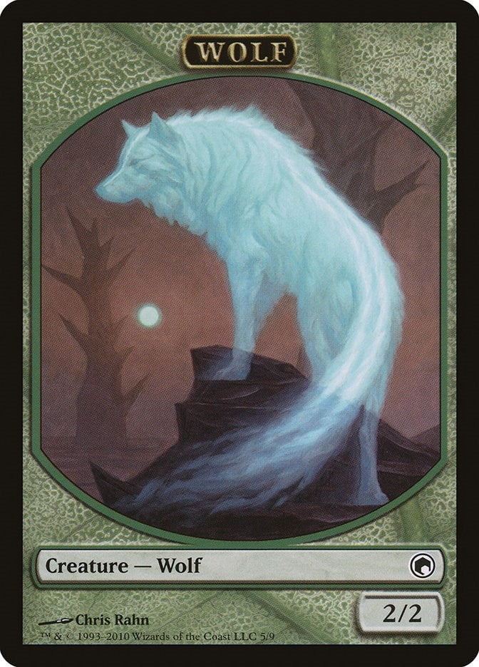 Image for Wolf Token (5) (Scars of Mirrodin) - Magic: The Gathering