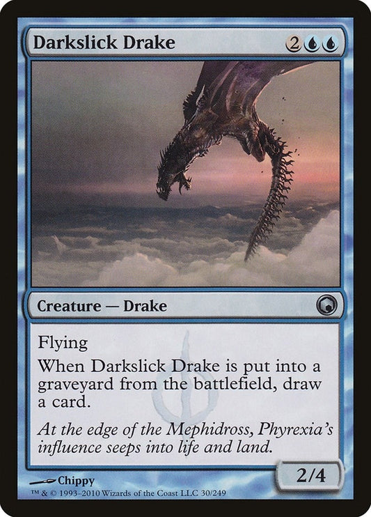 Image for Darkslick Drake (30) (Scars of Mirrodin) - Magic: The Gathering