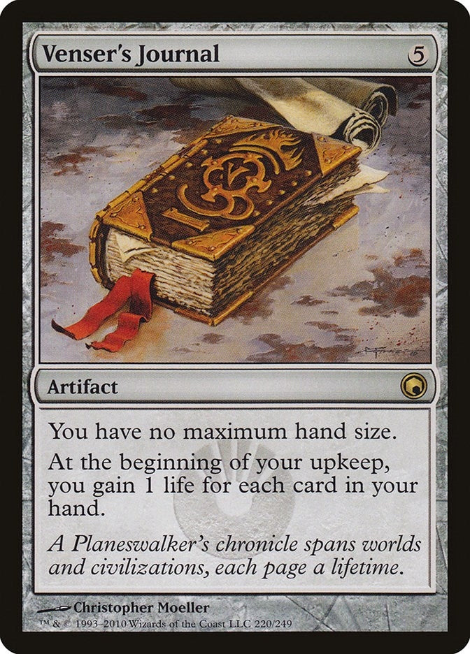 Image for Venser's Journal (220) (Scars of Mirrodin) - Magic: The Gathering