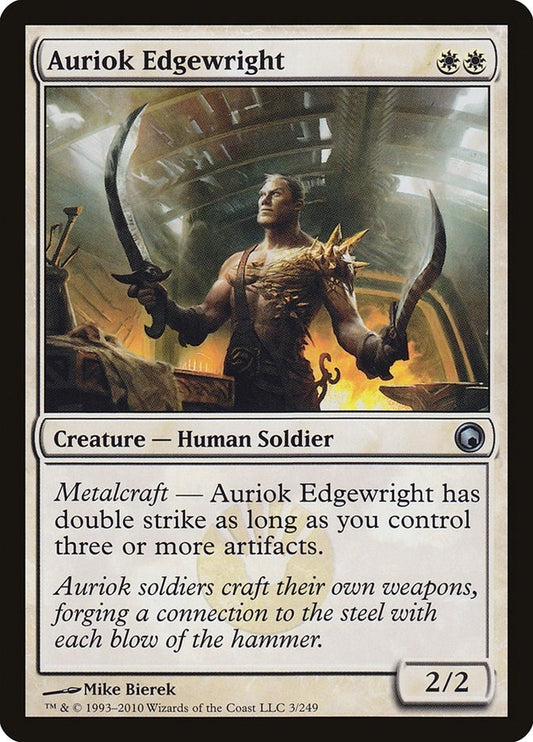 Image for Auriok Edgewright (3) (Scars of Mirrodin) - Magic: The Gathering