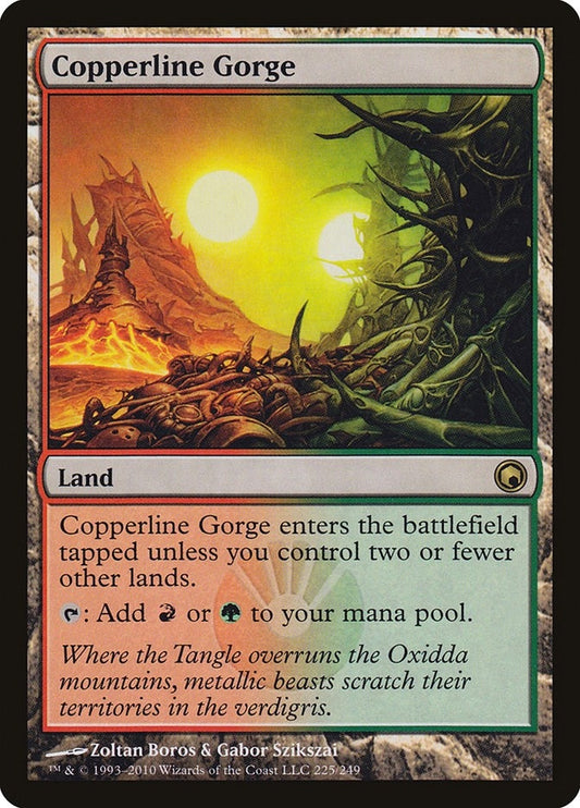 Image for Copperline Gorge (225) (Scars of Mirrodin) - Magic: The Gathering