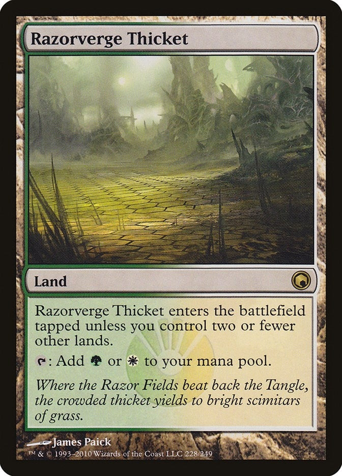 Image for Razorverge Thicket (228) (Scars of Mirrodin) - Magic: The Gathering
