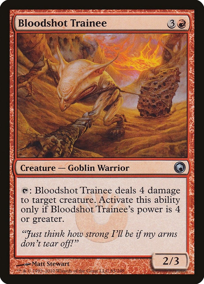 Image for Bloodshot Trainee (85) (Scars of Mirrodin) - Magic: The Gathering