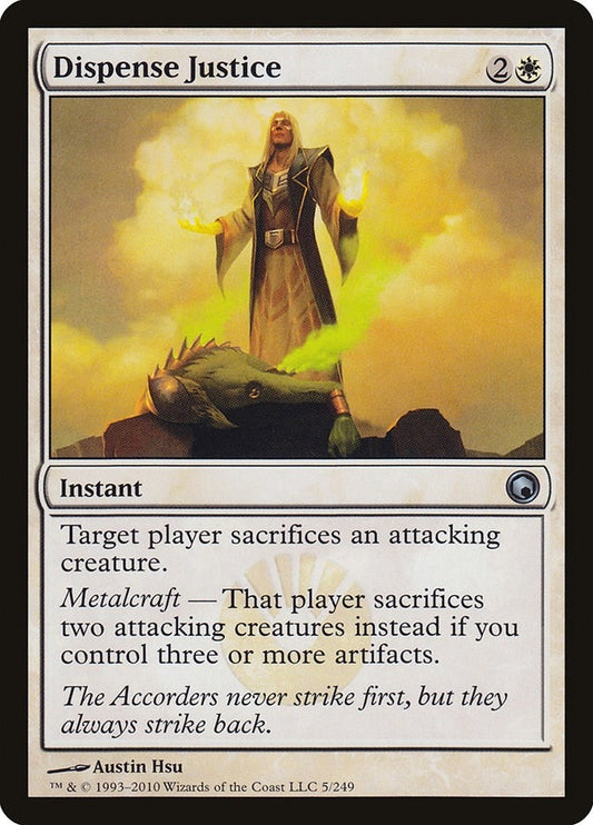 Image for Dispense Justice (5) (Scars of Mirrodin) - Magic: The Gathering