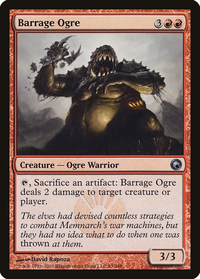 Image for Barrage Ogre (83) (Scars of Mirrodin) - Magic: The Gathering