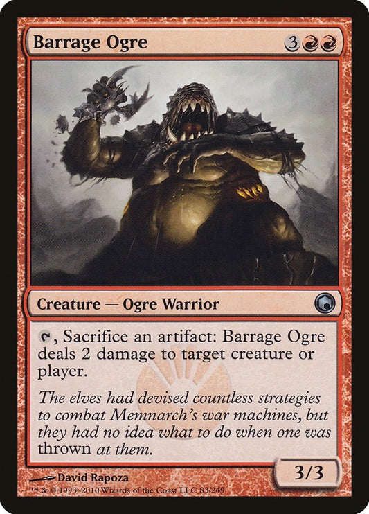 Image for Barrage Ogre (83) (Scars of Mirrodin) - Magic: The Gathering