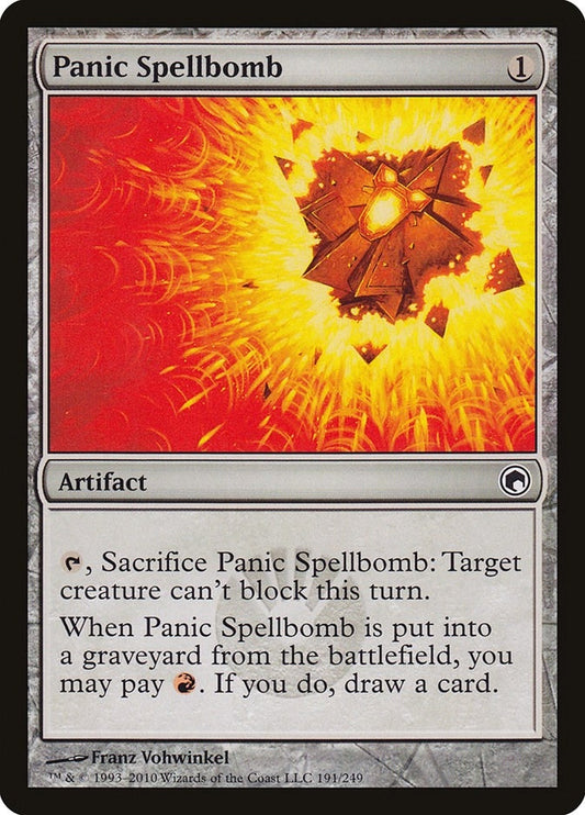 Image for Panic Spellbomb (191) (Scars of Mirrodin) - Magic: The Gathering