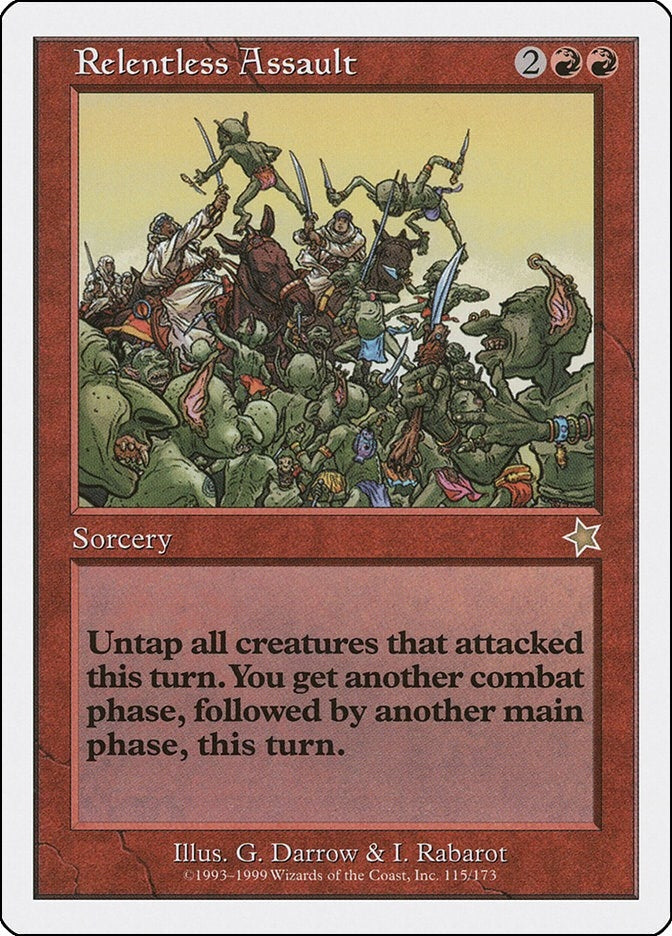 Image for Relentless Assault (115) (Starter 1999) - Magic: The Gathering