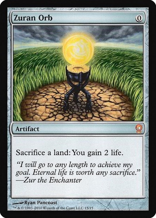 Image for Zuran Orb (15) (From the Vault: Relics) - Magic: The Gathering