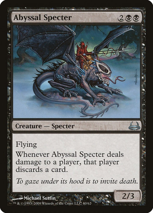Image for Abyssal Specter (40) (Duel Decks: Divine vs. Demonic) - Magic: The Gathering