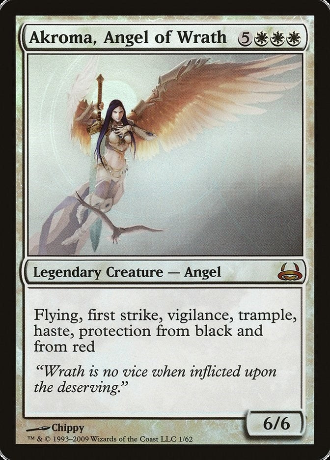 Image for Akroma, Angel of Wrath (1) (Duel Decks: Divine vs. Demonic) - Magic: The Gathering