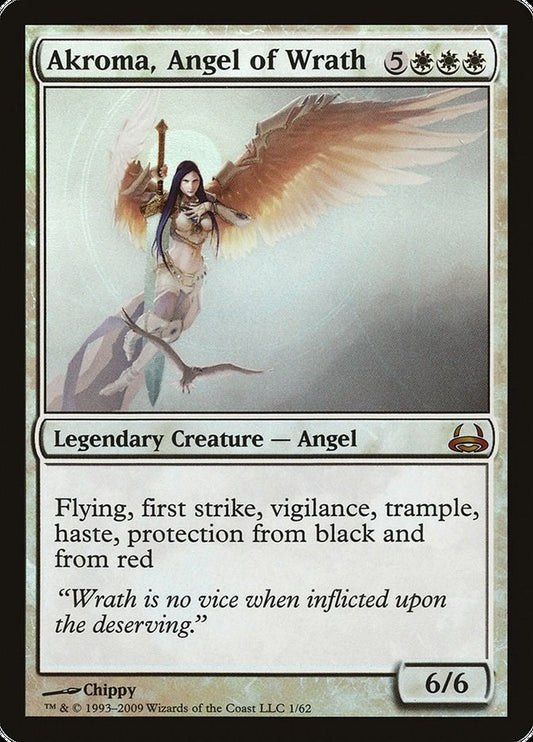 Image for Akroma, Angel of Wrath (1) (Duel Decks: Divine vs. Demonic) - Magic: The Gathering
